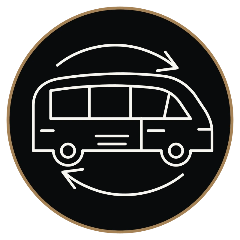 Navettes et rotations en minibus avec chauffeur